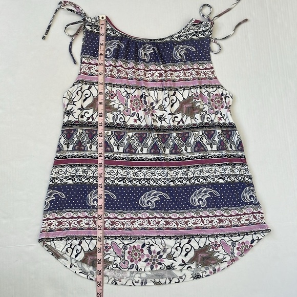 LOFT Purple and Pink Sleeveless Tank Top Medium - Picture 15 of 15